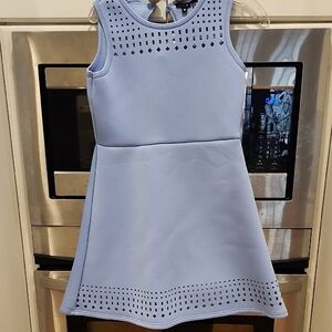 Zunie Light Blue Casual Kids Dress